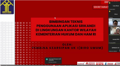 Rupbasan Mojokerto Ikuti Bimtek Aplikasi Srikandi Tingkatkan Kualitas Akuntabilitas Kearsipan (Foto:HumasRupMoker)