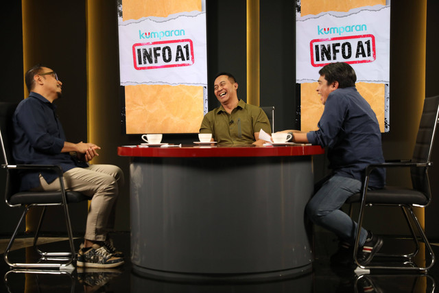 Wakil Ketua TPN Ganjar Pranowo, Andika Perkasa, pada program Info A1 kumparan. Foto: Aditia Noviansyah/kumparan