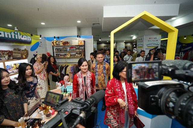 Kementerian BUMN menggelar Bazar UMKM Untuk Indonesia edisi September 2023 pada 21-24 September 2023 di Gedung Sarinah, Jakarta Pusat Foto: Kementerian BUMN