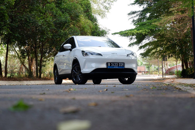 Mobil listrik Neta V. Foto: Aditya Pratama Niagara/kumparan