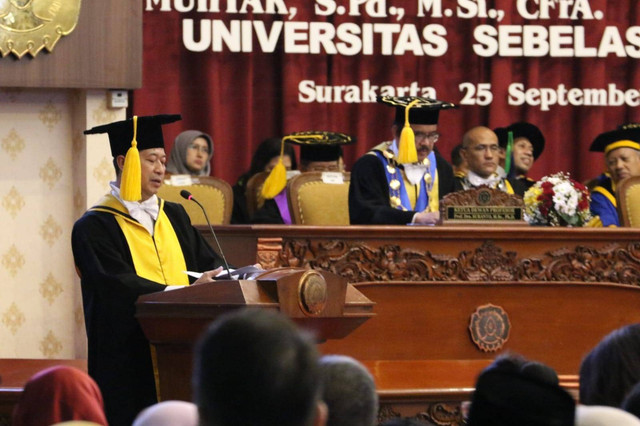 Pakar Hukum Fakultas Hukum Universitas Sebelas Maret (FH UNS) Surakarta, Prof. DR Yudho Taruno Muryanto SH. MHum. Foto: UNS