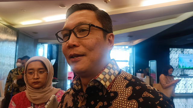 Direktur Pengembangan Bursa Efek Indonesia (BEI) Jeffrey Hendrik di Bursa Efek Indonesia. Foto: Ghinaa Rahmatika/kumparan
