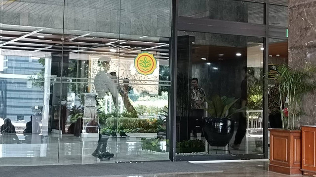 Kondisi Gedung A Kementerian Pertanian, di Pasar Minggu, Jakarta Selatan, Jumat (29/9/2023). Foto: Zamachsyari/kumparan