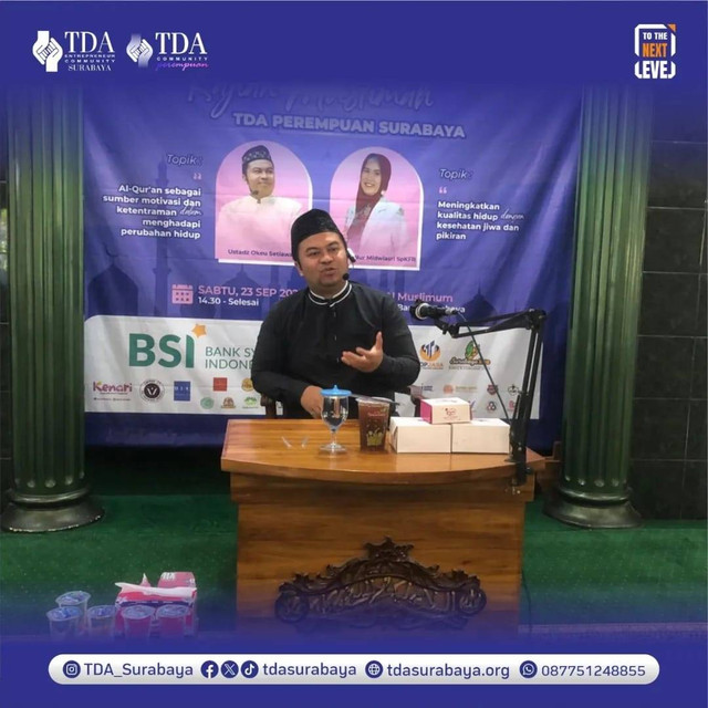 TDA Perempuan Surabaya Gelar Kajian Muslimah dan Sharing Kesehatan (1)