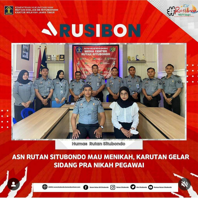 ASN Rutan Situbondo Mau Menikah, Karutan Gelar Sidang Pra Nikah Pegawai
