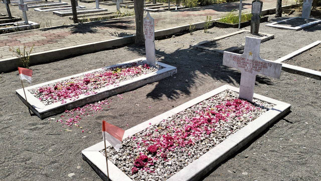 Makam pahlawan asal Jogja yang gugur pada 30 September 1965. Foto: M Wulan/Tugu Jogja
