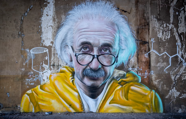 Kata-kata Albert Einstein. Sumber: Unsplash/Taton Moise
