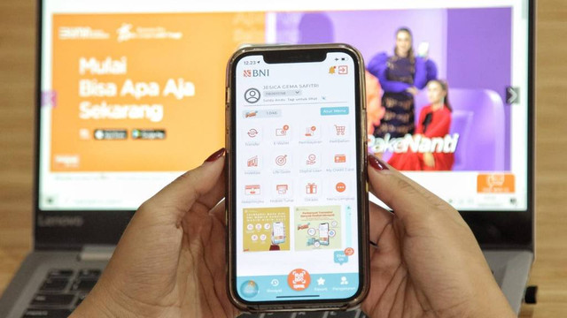 Ilustrasi BNI Mobile Banking. Foto: BNI