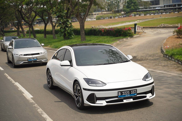 Hyundai IONIQ 6 dan IONIQ 5. Foto: dok. HMID
