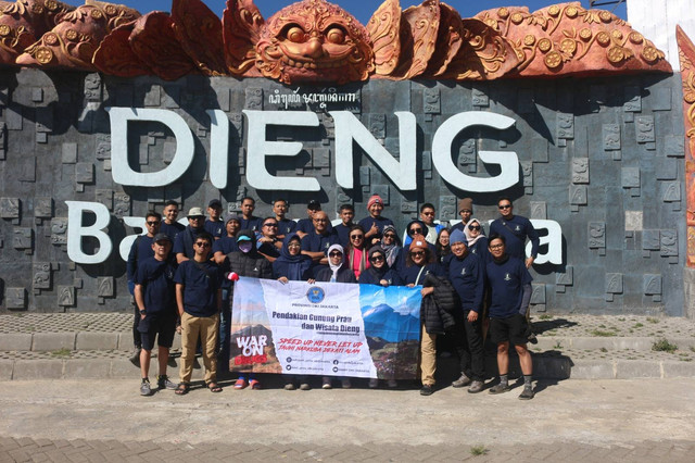 Tim Wisata Dieng BNNP DKI Jakarta. Foto: koleksi pribadi