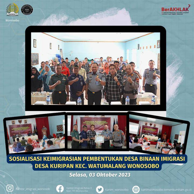 Dok. Humas Kemenkumham Kantor Imigrasi Kelas II Non TPI Wonosobo