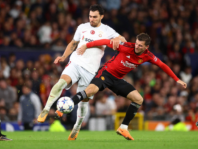 Pertandingan Liga Champions 2023/24 antara Manchester United vs Galatasaray, Rabu (4/10) dini hari WIB. Foto: Reuters/Carl Recine