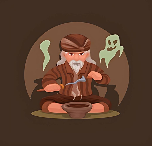 Ilustrasi dukun. Foto Simply Amazing/ Shuttttertock.