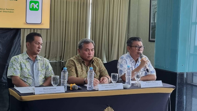 Konferensi Pers Adakami di Hotel Manhattan, Jumat (6/10/2023).  Foto: Ave Airiza Gunanto/kumparan