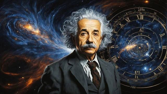 Ilustrasi teori relativitas Einstein beserta pembuktiannya. Sumber: Pixabay/Dlsdkcgl