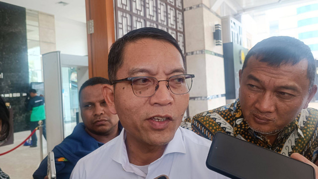 Sekretaris Jenderal (Sekjen) Kementerian ESDM Dadan Kusdiana saat ditemui di Gedung Kementerian ESDM, Jumat (6/10/2023). Foto: Ghinaa Rahmatika/kumparan