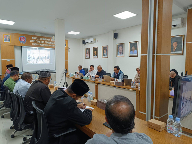 Mufti Negeri Perlis Malaysia di kantor Majelis Diktilitbang PP Muhammadiyah. Sumber: Warta PTMA