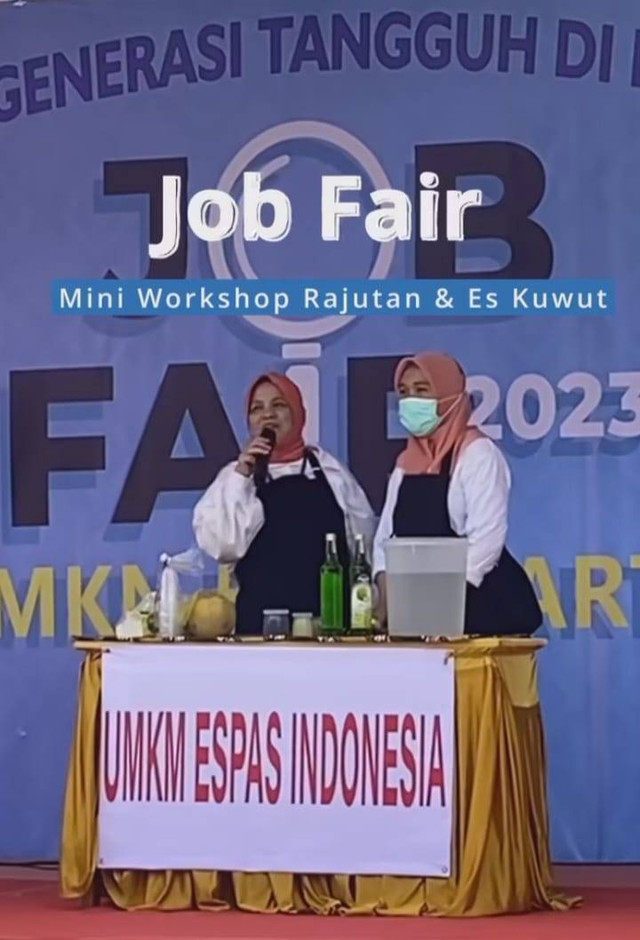 Mini Workshop Penggerak OK OCE di Job Fair SMKN 51 Jakarta