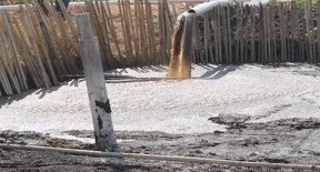 Limbah dari olahan POME (Palm Oil Mill Efluent)