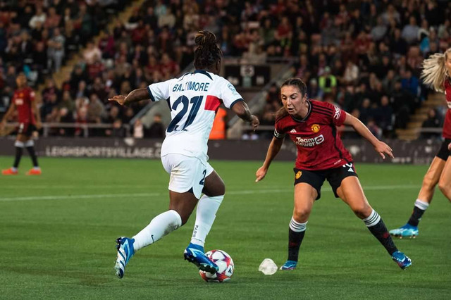 Pertandingan Manchester United vs Paris Saint-Germain di Women's Champions League (UWCL), Rabu (11/10) dini hari WIB. Foto: Dok. PSG