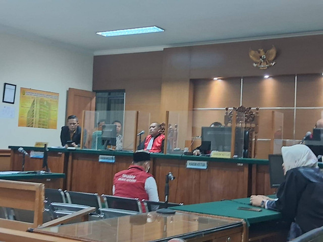 Sidang vonis Suhendi. Dok: Ist.