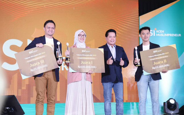 BSI mendukung para wirausaha muda melalui program Talenta Wirausaha BSI dan BSI Aceh Muslimpreneur. Foto: dok. BSI