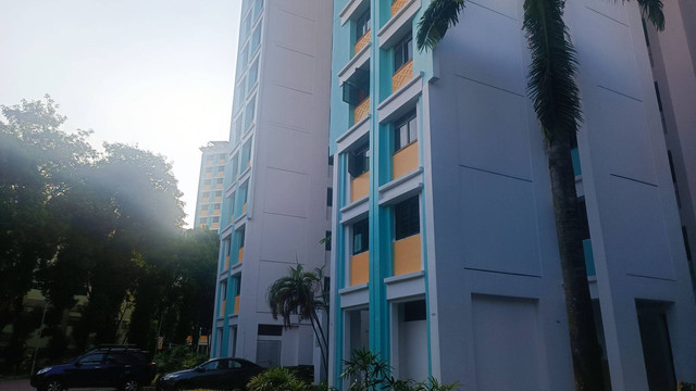 Fasilitas rumah susun di Compassvale Crescent, Sengkang, Singapura.  Foto: Ghinaa Rahmatika/kumparan