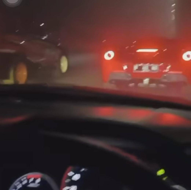 Potongan video balap liar di Palembang, Foto : Istimewa