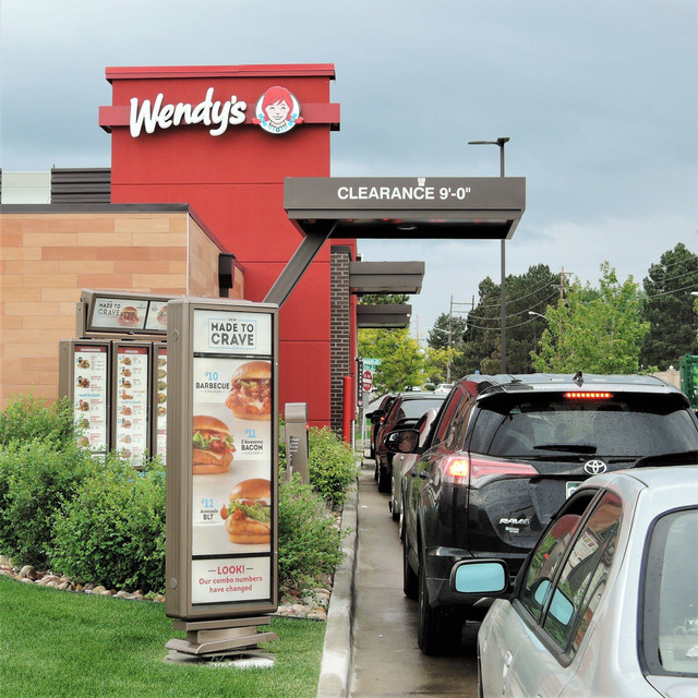 Layanan drive-thru Wendy's. Foto: Shutterstock