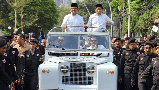 Momen Sahroni sopiri AMIN ke KPU. Foto: Dok. Istimewa