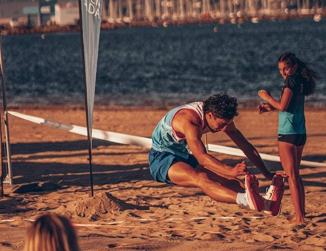 Ilustrasi gambar lapangan lompat jauh. Foto: Pexels/Tanhauser Vázquez R.