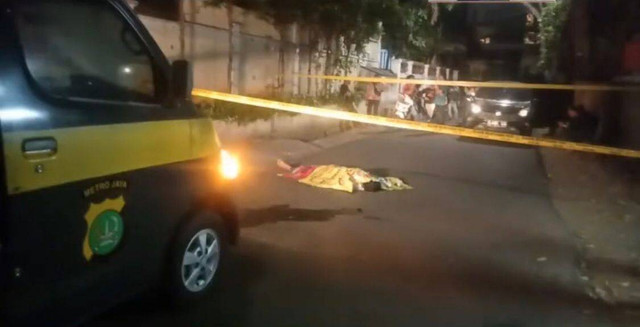 Jambret tewas usai jatuh saat kabur usai gagal merampas HP korban di Cilandak. Foto: Dok. Istimewa
