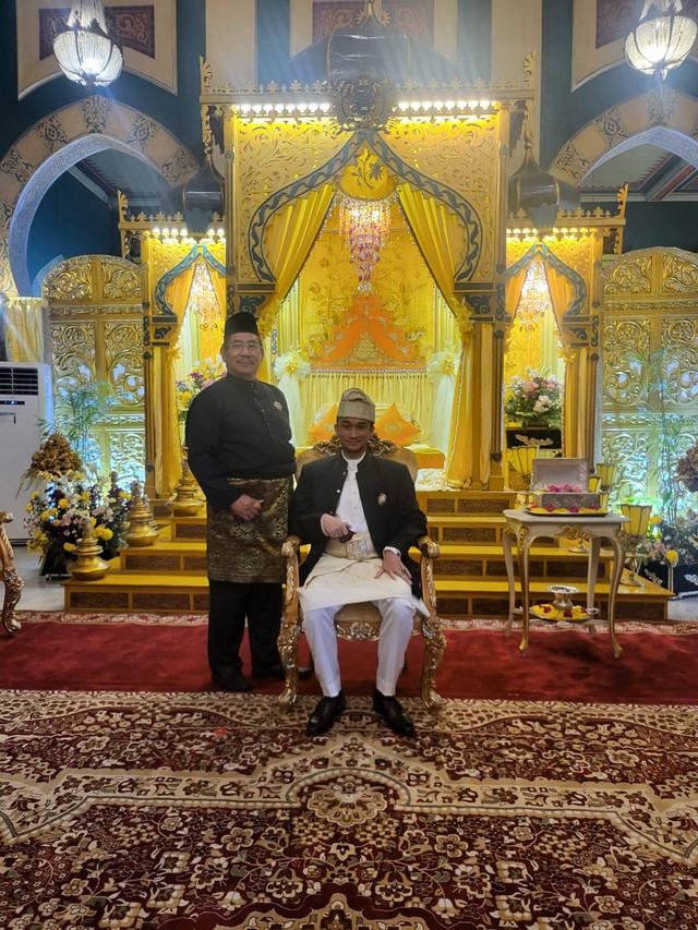 Catatan dari Istana Maimun: Gelar Datuk Panglima Laksamana Diraja untuk KSAL Foto: Dok. Istimewa