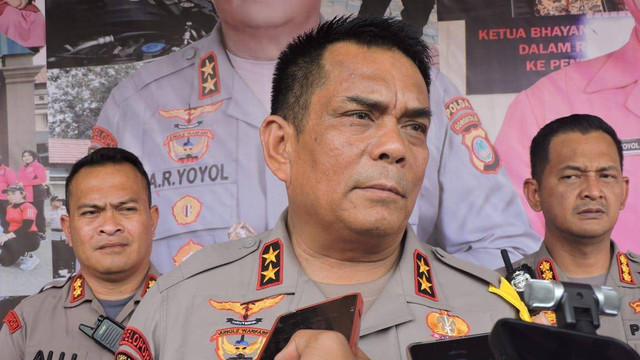 Kapolda Gorontalo Irjenpol Angesta Romano Yoyol. Minggu (22/10). Foto: Dok istimewa