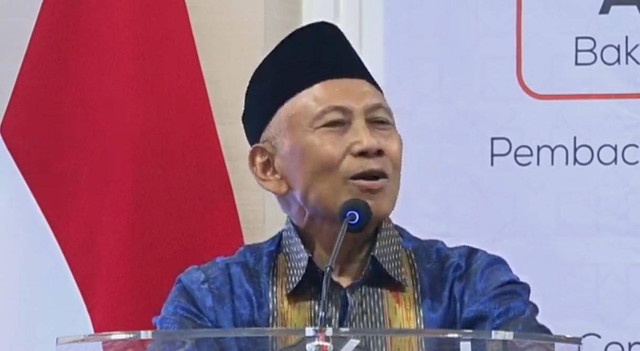 Ketua Pemenangan Pemilu Partai NasDem, Effendy Choirie atau Gus Choi di Peringatan Maulid Nabi DPP PKS, Minggu (22/10/2023). Foto: PKS