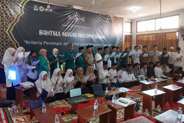 Lembaga Bahtsul Masail (LBM) PWNU DKI Jakarta menyelenggarakan diskusi dengan tema 'Kriteria Pemimpin dalam Perspektif Maqashid Syariah'.  Foto: Dok. Istimewa