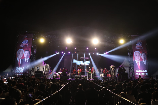 Pesta Rakyat Ganjar Pranowo #13 di Taman Prawatasari Cianjur, Kabupaten Cianjur. Foto: Dok. Istimewa
