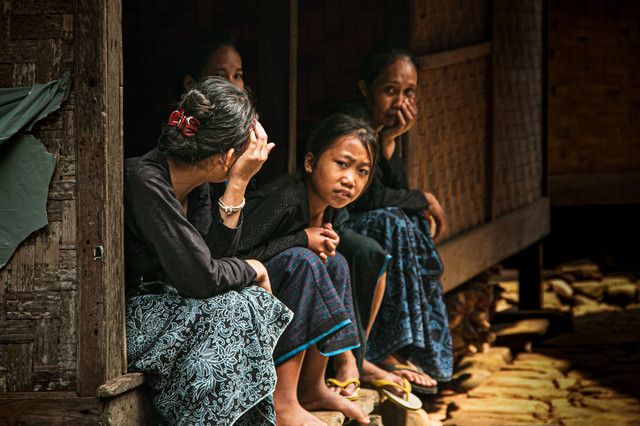 Masyarakat Baduy Sedang Berkumpul Bersama. Foto: Yudhistira Maypradana