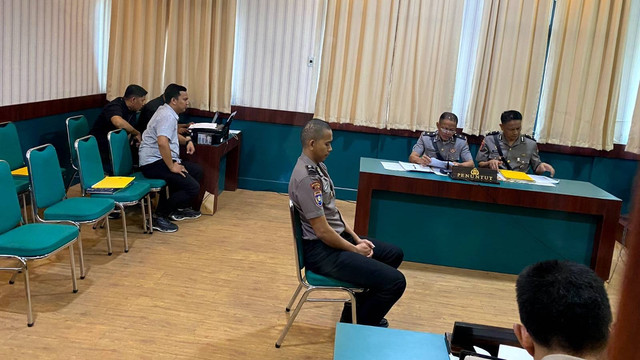 Bripda Fauzan (23), anggota Polda Sulsel, pemerkosa mantan pacar sendiri dipecat tidak dengan hormat (PTDH). Foto: Dok. Istimewa