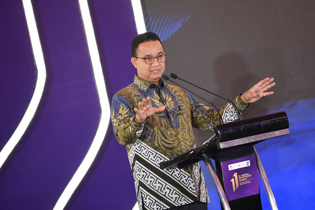 Bakal calon presiden Anies Baswedan. Foto: M Risyal Hidayat/ANTARA FOTO