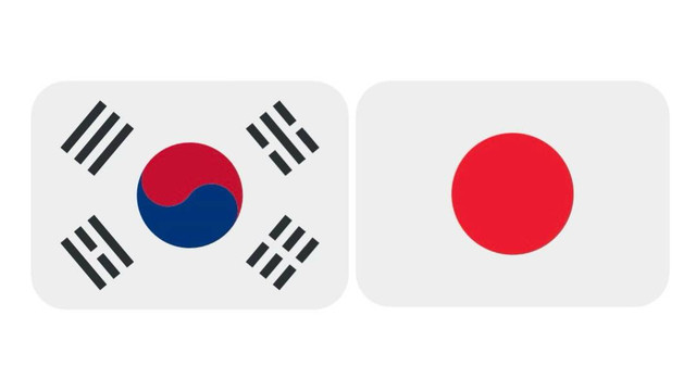 Korea Selatan dan Jepang. Sumber: canva.com