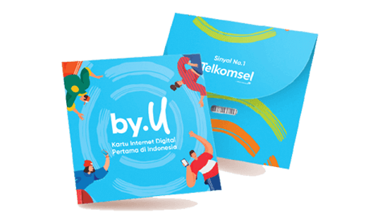 Ilustrasi kartu by.U. Foto: Telkomsel