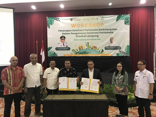 Menuju Destinasi Pariwisata Berkelanjutan, Provinsi Lampung Gandeng Atourin