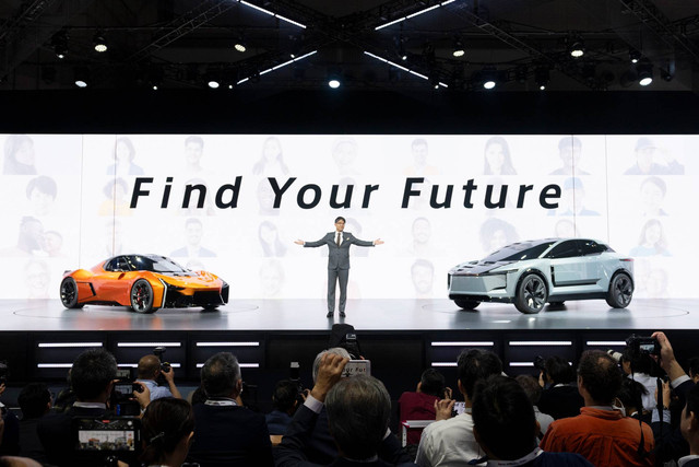 Koji Sato, President & CEO Toyota Motor Corporation di Japan Mobilitas Show (JMS 2023). Foto: Istimewa.