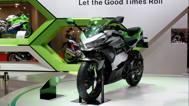 Motor hybrid Kawasaki. Foto: Aditya Pratama Niagara/kumparan