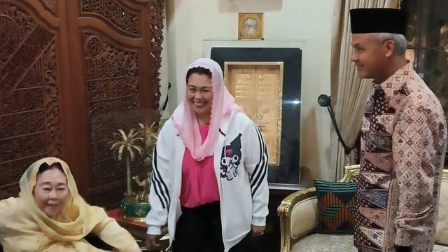 Pertemuan Ganjar dengan keluarga Gus Dur. Dok: Ist.