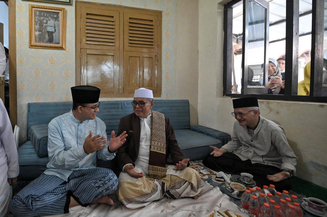 Bacapres Anies Baswedan mengunjungi Ponpes Al Falak, Bogor, Jawa Barat, Jumat (27/10/2023). Foto: Dok. Istimewa
