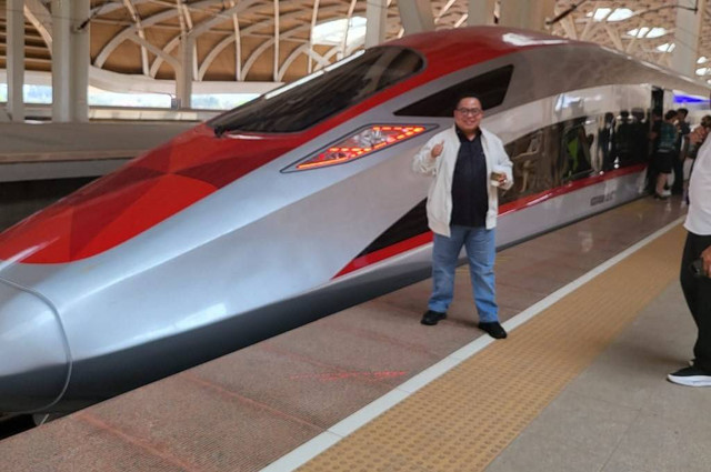 Direksi dan Komisaris Jamkrindo Jajal Kereta Cepat, Abdul Bari: Simbol Kemajuan