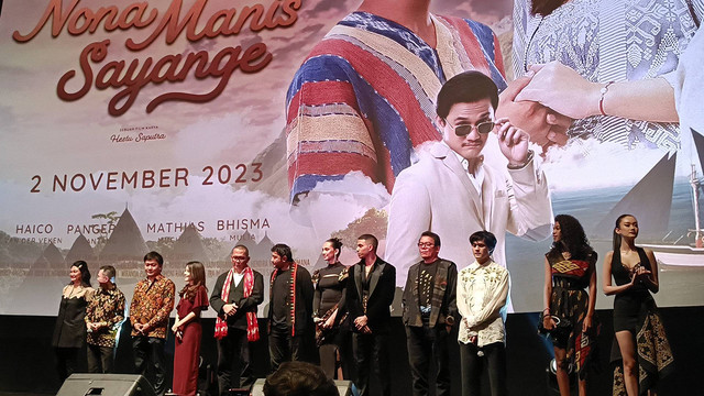 Konferensi pers film Nona Manis Sayange. Foto: Dok. Istimewa