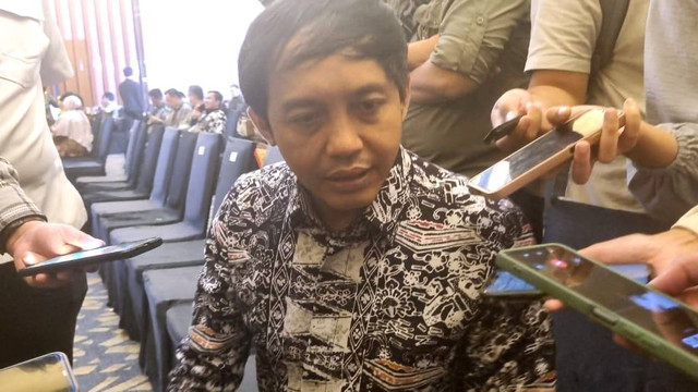 Wakil Menteri Agraria dan Tata Ruang/Badan Pertanahan Nasional (ATR/BPN) Raja Juli Antoni di Hotel Sheraton, Senin (31/10/2023). Foto: Ave Airiza Gunanto/kumparan